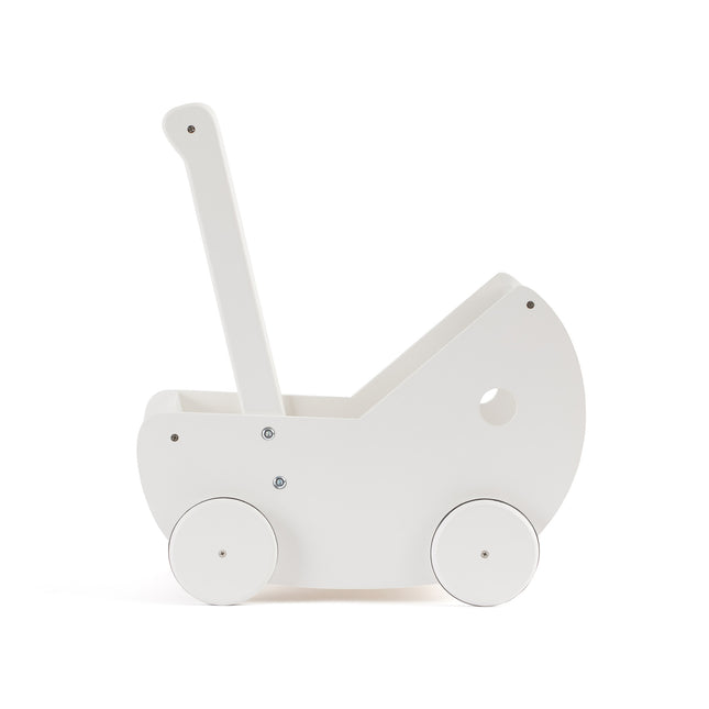 Kid's Concept Houten Speelgoed Kinderwagen Wit