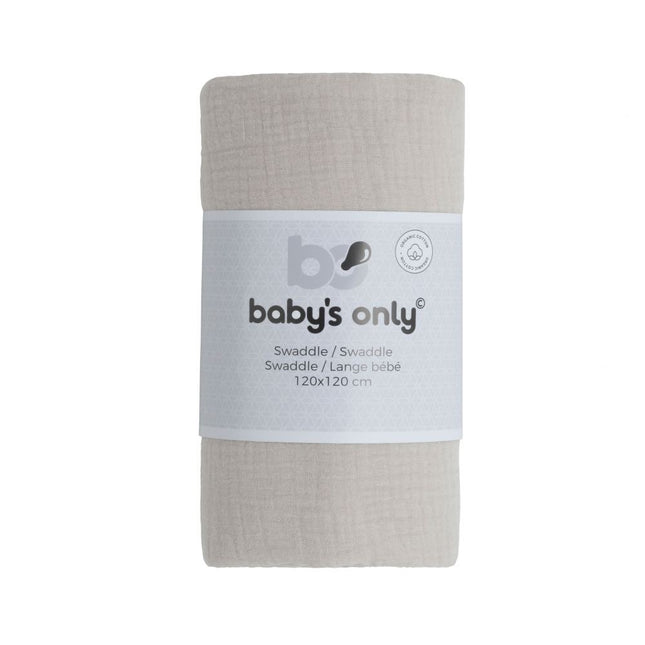 Baby's Only Hydrofiele Doek Fresh Urban Taupe 120cm