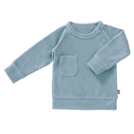 Fresk Baby Trui Velours Blue Fog