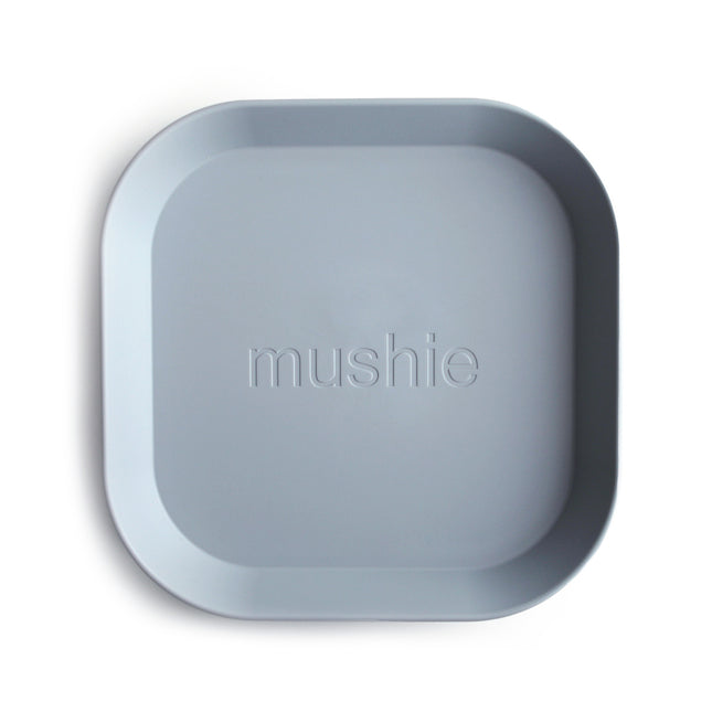 Mushie Baby Plate Square Cloud 2szt