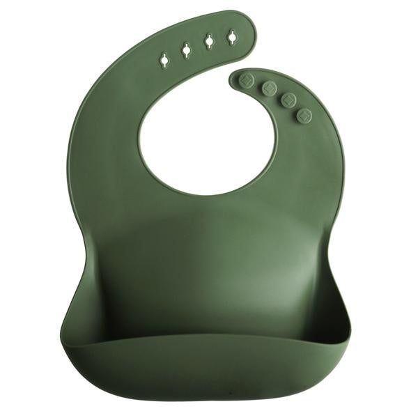 Mushie Bib Silicone Natural