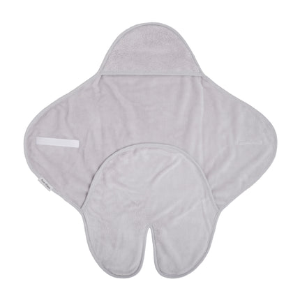 Baby's Only Wikkeldeken Baby Cozy Dusty Grey met Voetjes