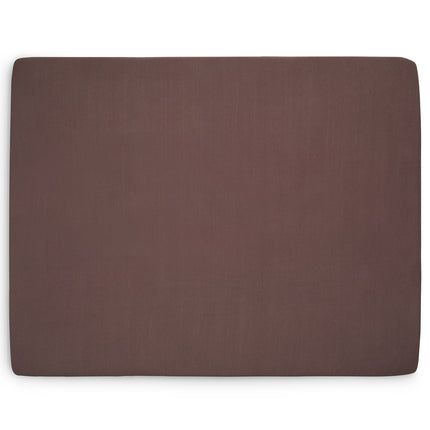 Jollein Hoeslaken Jersey Boxmatras Chestnut 75x95cm