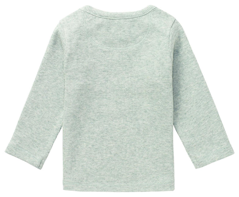 Noppies Baby Shirt Natal Grey Mint Melange