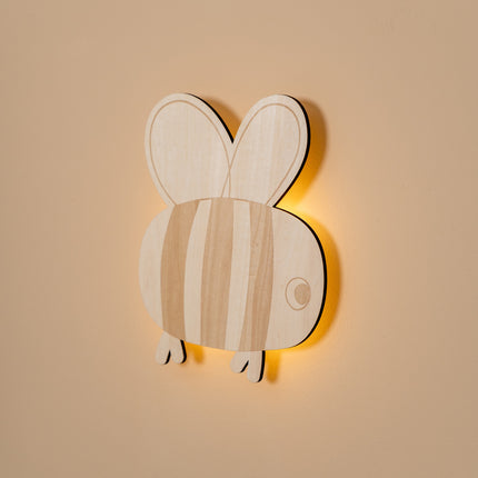 Little Dutch Wandlamp Babykamer Bee Hout