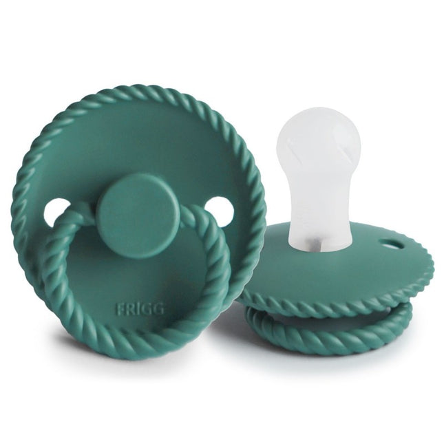 Frigg Speen Maat 1 Rope Vintage Green Silicone