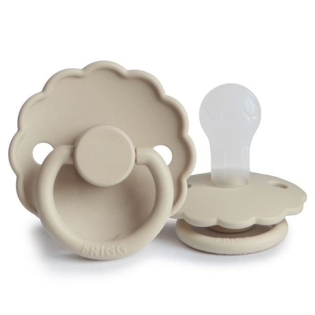 Frigg Speen Maat 1 Daisy Sandstone Silicone