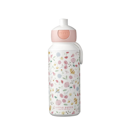 Little Dutch Drinkfles Pop-Up Campus 400ml Flowers & Butterflies