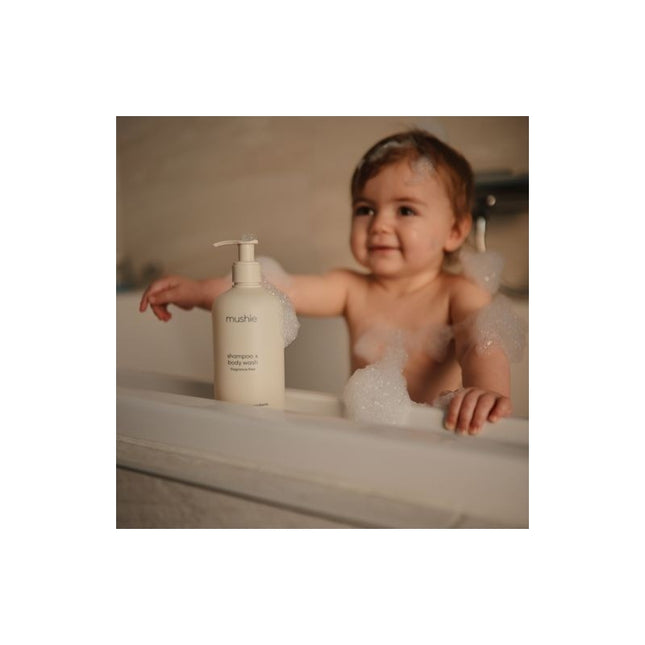 Mushie Baby Shampoo & Body Wash Fragance Free 400ml