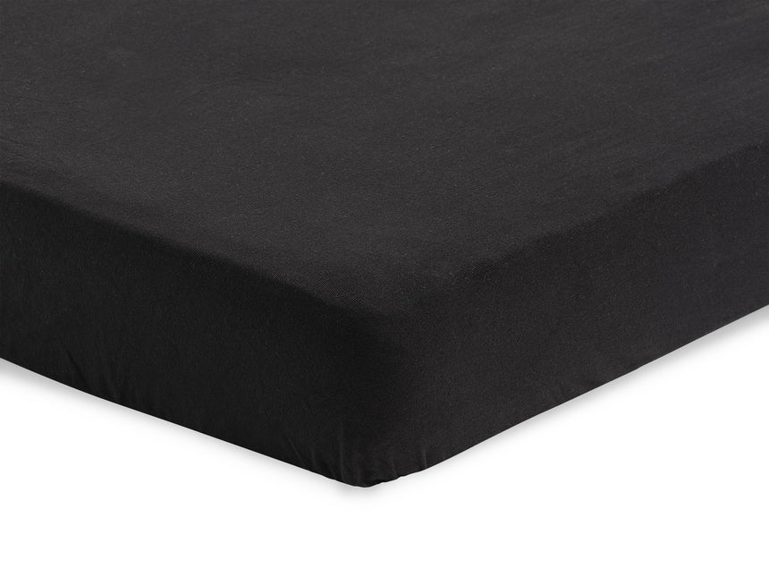 Jollein Prześcieradło Jersey Black 60x120cm