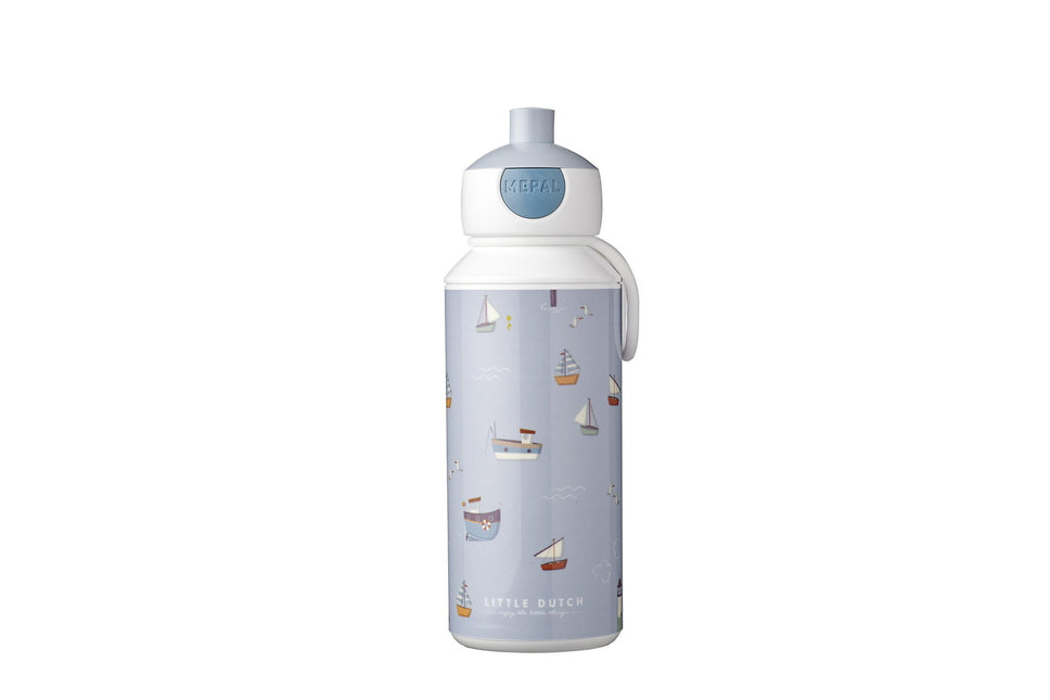 Little Dutch Drinkfles Pop-Up Campus 400ml Sailors Bay