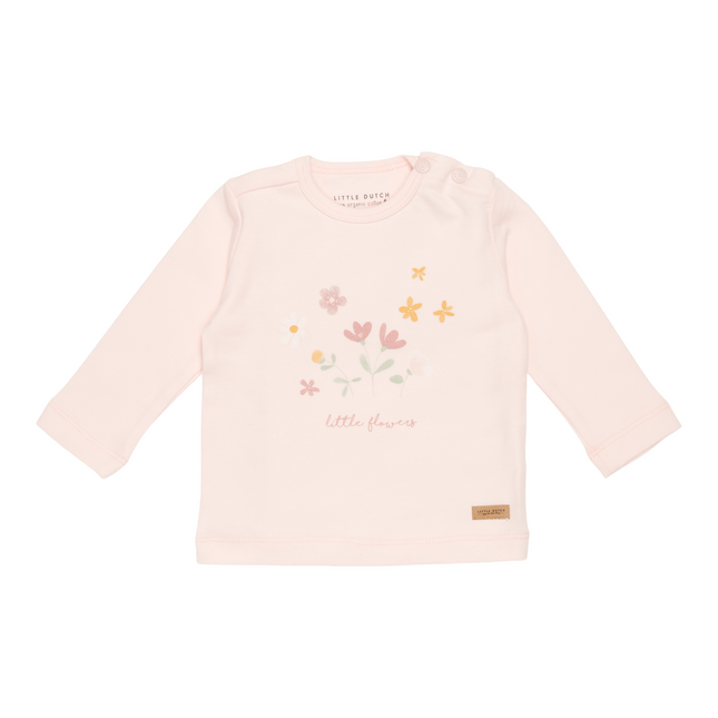 Little Dutch Shirt Lange Mouw Flowers Pink
