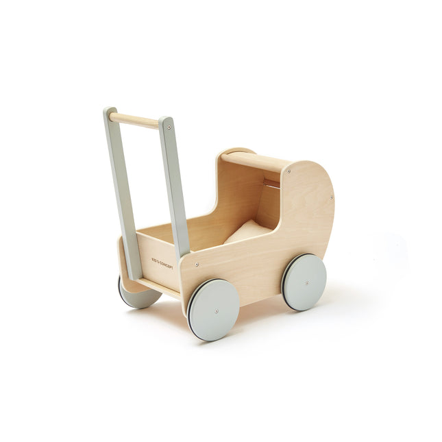 Kid's Concept Houten Speelgoed Poppenwagen