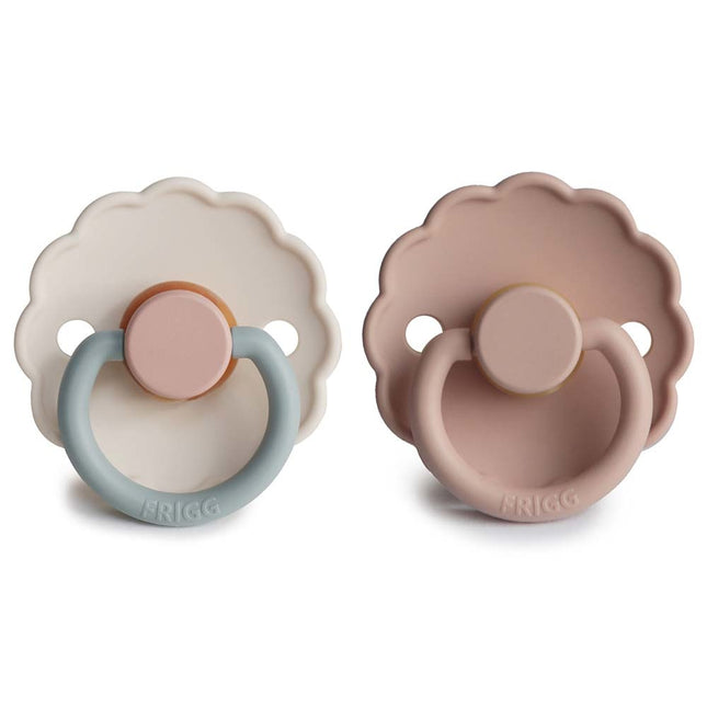 Frigg Speen Maat 2 Daisy Blooming Blush/Cotton C. Silicone 2-Pack