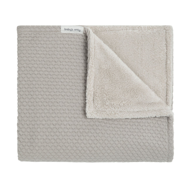 Baby's Only Wiegdeken Teddy Sky Urban Taupe