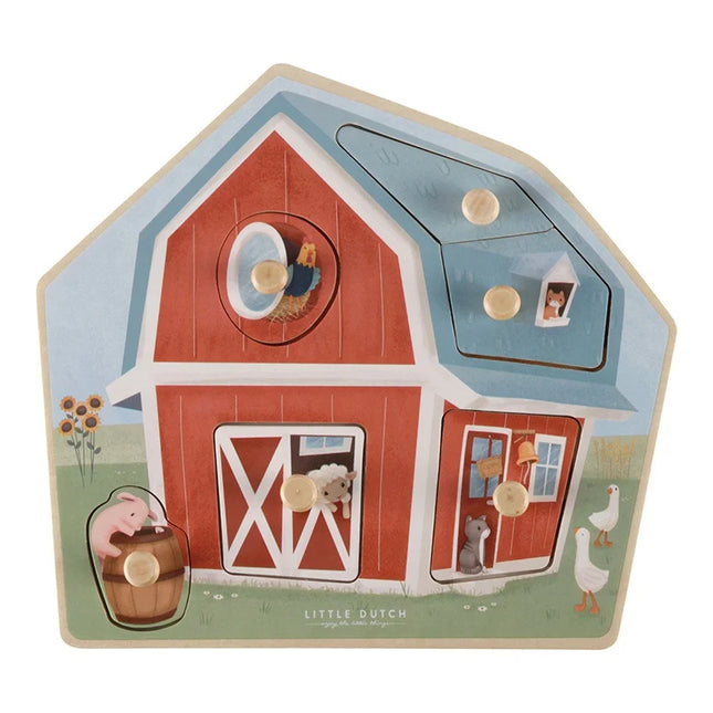 Little Dutch Puzzel Hout Little Farm