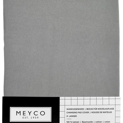 Meyco Aankleedkussenhoes Basic Jersey Grijs