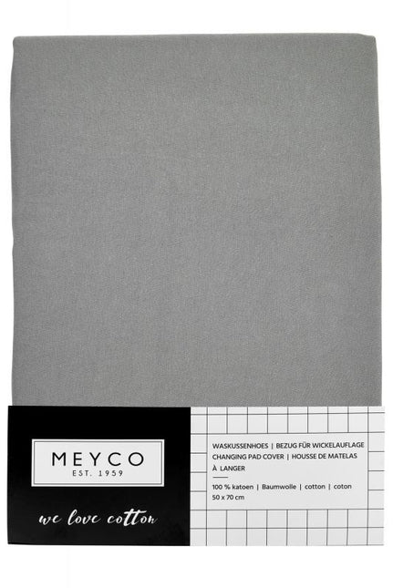 Meyco Aankleedkussenhoes Basic Jersey Grijs