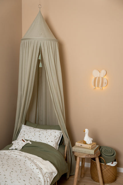 Little Dutch Wandlamp Babykamer Bee Hout