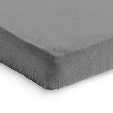 Jollein Hoeslaken Jersey Storm Grey 60x120cm