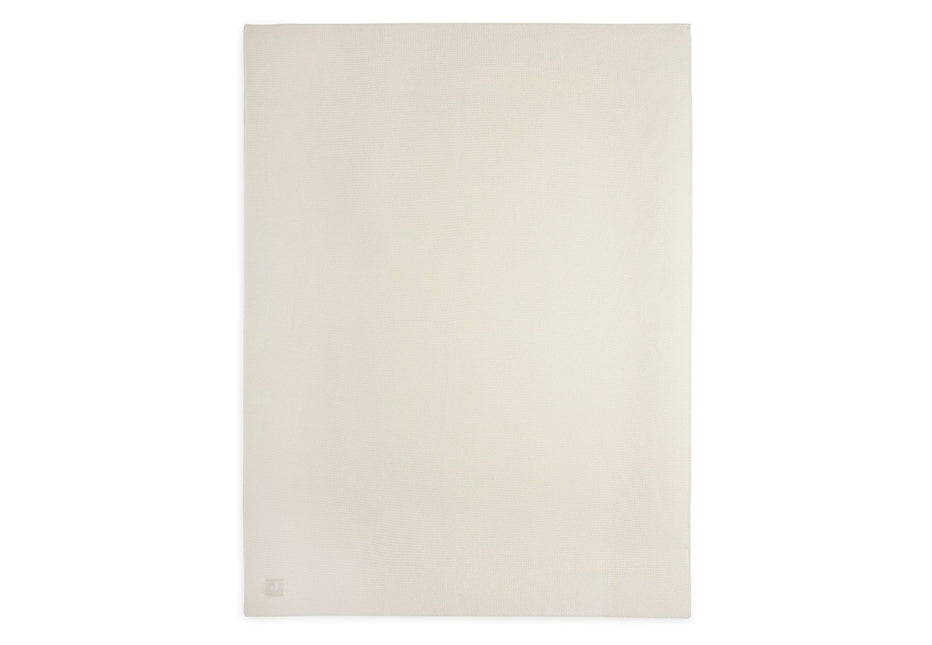 Jollein Ledikantdeken Basic Knit Ivory 100x150cm