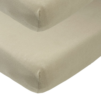 Meyco Hoeslaken Jersey 2St 70X140/150 Taupe