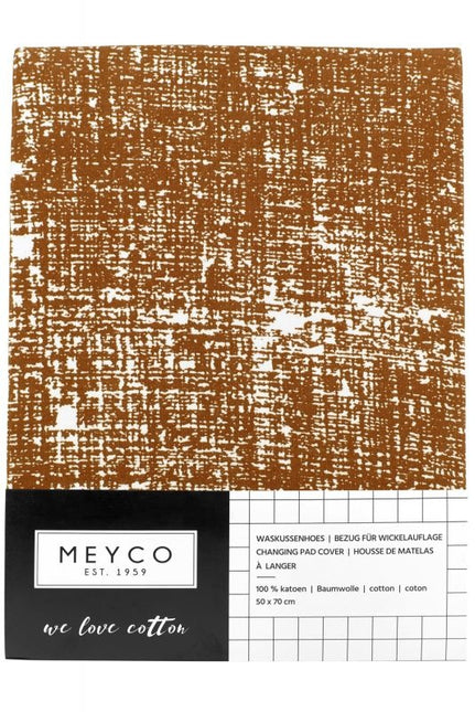 Meyco Aankleedkussenhoes Fine Lines Camel