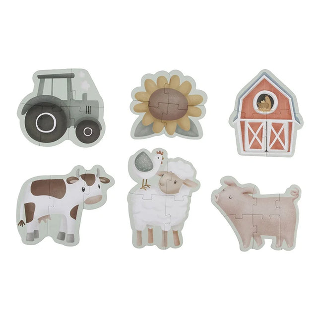 Little Dutch Puzzel 6 In 1 Little Farm