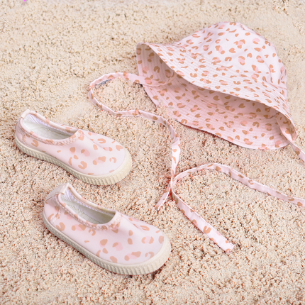 Swim Essentials Waterschoentjes Panterprint Old Pink