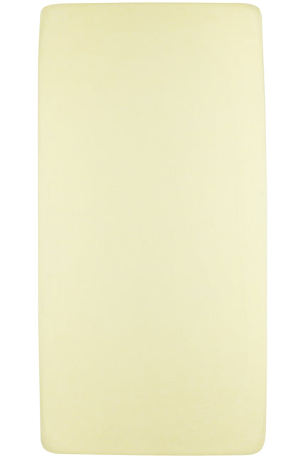 Meyco Hoeslaken Jersey Boxmatras 75X95cm Soft Yellow