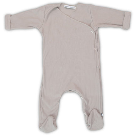 Bamboom Baby Jumpsuit Met Voetjes Sand