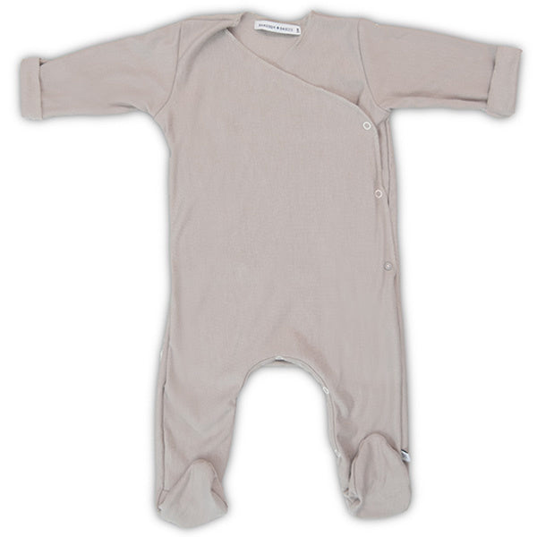 Bamboom Baby Jumpsuit Met Voetjes Sand