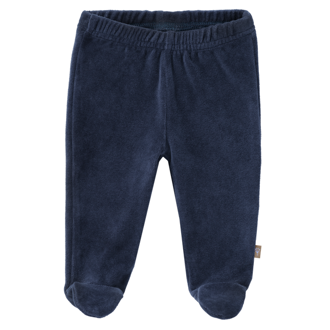 Fresk Baby Broekje Velours Met Voet Indigo