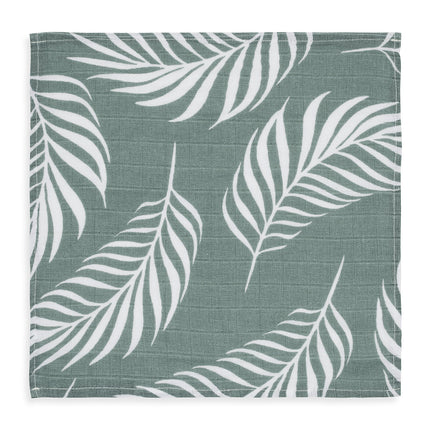 Jollein Hydrofiele Doek Nature Ash Green 70x70cm 4st