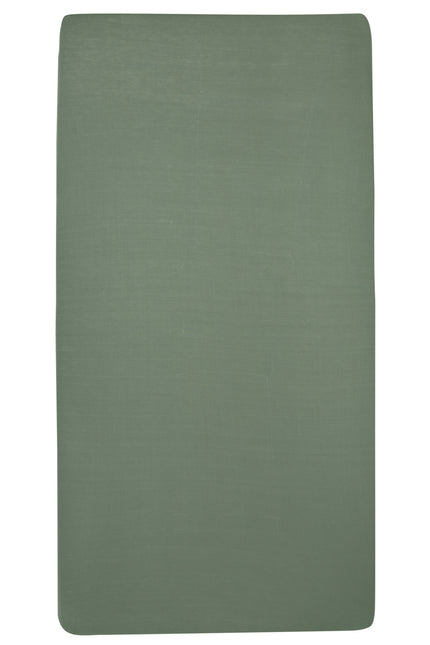 Meyco Hoeslaken Jersey Boxmatras 75X95cm Forest Green