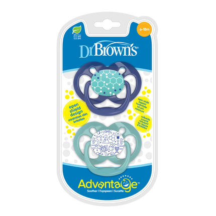 Dr. Brown's Advantage Speen fase 2 blauw 2st