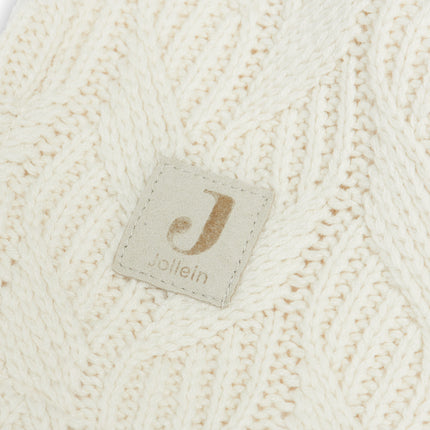 Jollein Aankleedkussenhoes Spring Knit Ivory 75x85cm