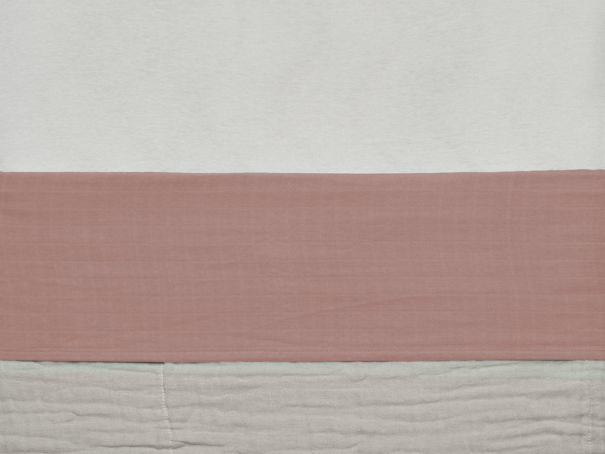 Jollein Wieglaken Wrinkled Cotton Rosewood 75x100cm