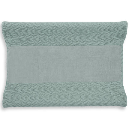 Jollein Aankleedkussenhoes River Knit Ash Green 50x70cm