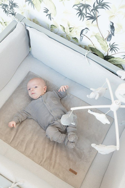 Baby's Only Boxcloth Classic Silver/Grey 75x95cm