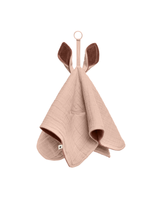 BIBS Hydrofielen Doek Kangaroo Blush/Woodchuck 40x40cm