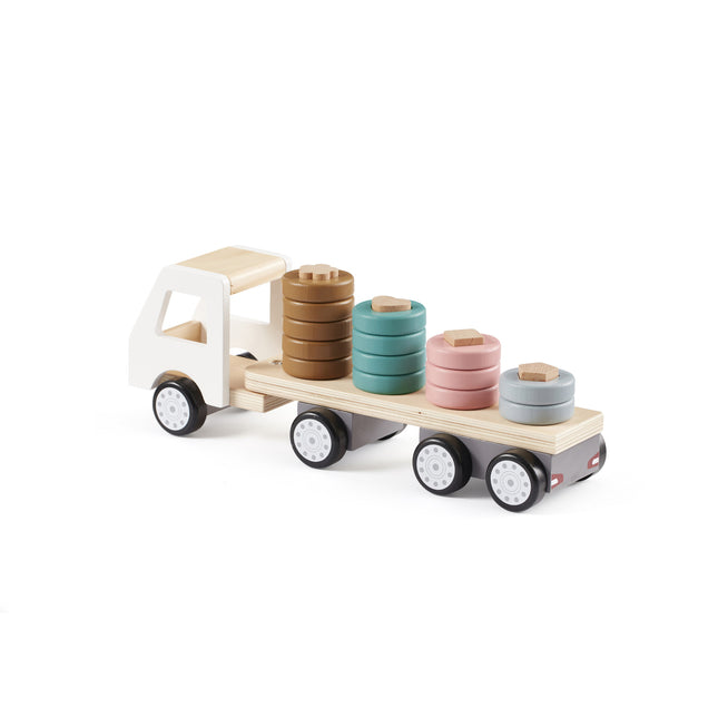 Kid's Concept Speelgoed Auto Vrachtwagen Met Ringen