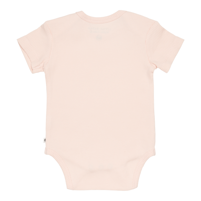 Little Dutch Romper Korte Mouw Rib Pink