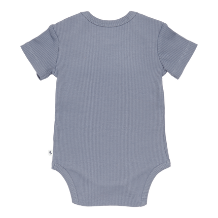 Little Dutch Romper Korte Mouw Rib Blue