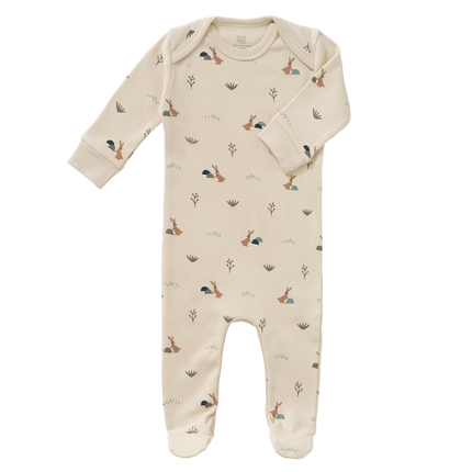 Fresk Baby Pyjama Rabbit Met Voeten Sandshell