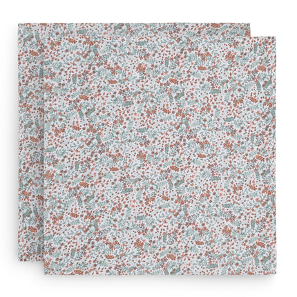 Jollein Hydrofiele Doek Bloom 115x115cm 2st