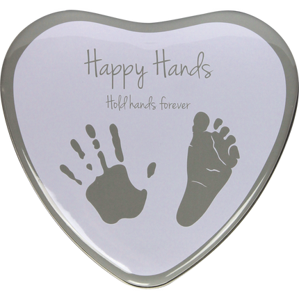 Dooky Geschenkdoosje Heart Shape Silver Happy Hands