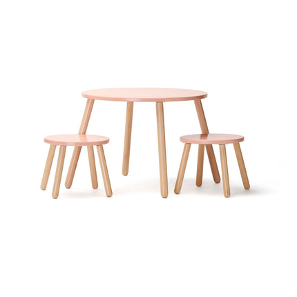 Kid's Concept Tafel Set met Krukken Apricot