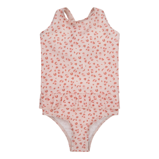 Swim Essentials Badpak Kind Panterprint Old Pink