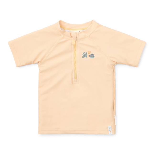 Dziecięca koszulka z krótkim rękawem Little Dutch Swimshirt Honey Yellow